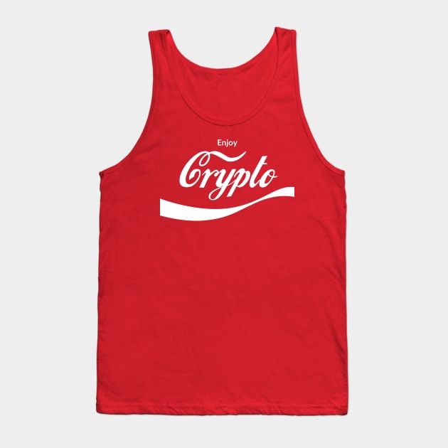 Enjoy Crypto Tank Top by ScruffyTees